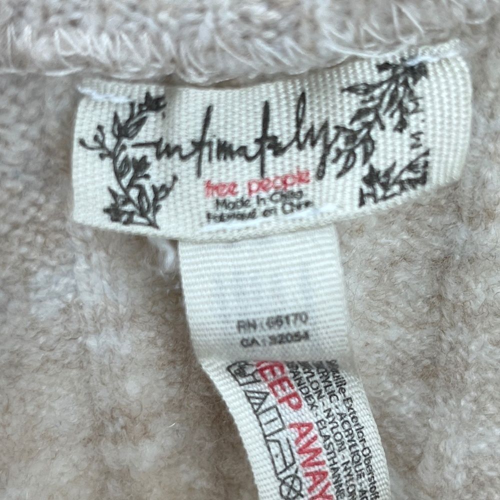 Intimately Free People Around the Clock Jogger in Oatmeal Size Medium Ribbed Kni - Picture 10 of 12